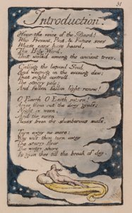 無邪気さと経験の歌、プレート31、導入（ベントレー30） 作： William Blake